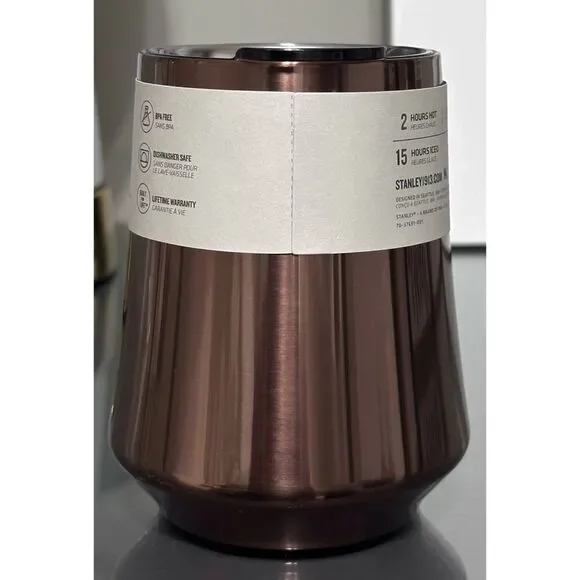 STANLEY RESERVE 11 OZ WINE TUMBLER, POLISHED‎ ROSE GOLD - Picture 3 of 6